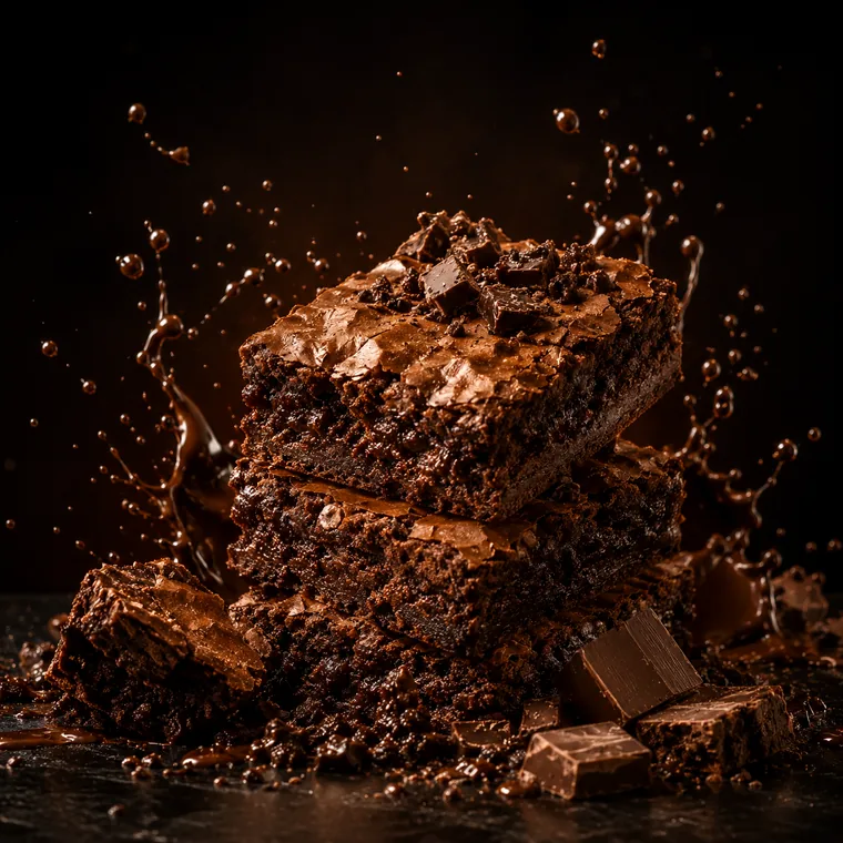 Vizuální ztvárnění příchutě Brown: Čokoládové brownies
