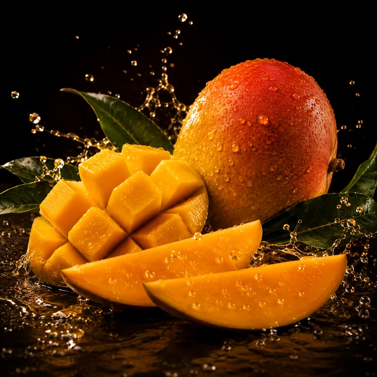 Vizuální ztvárnění příchutě Ekzo's Man: Mango