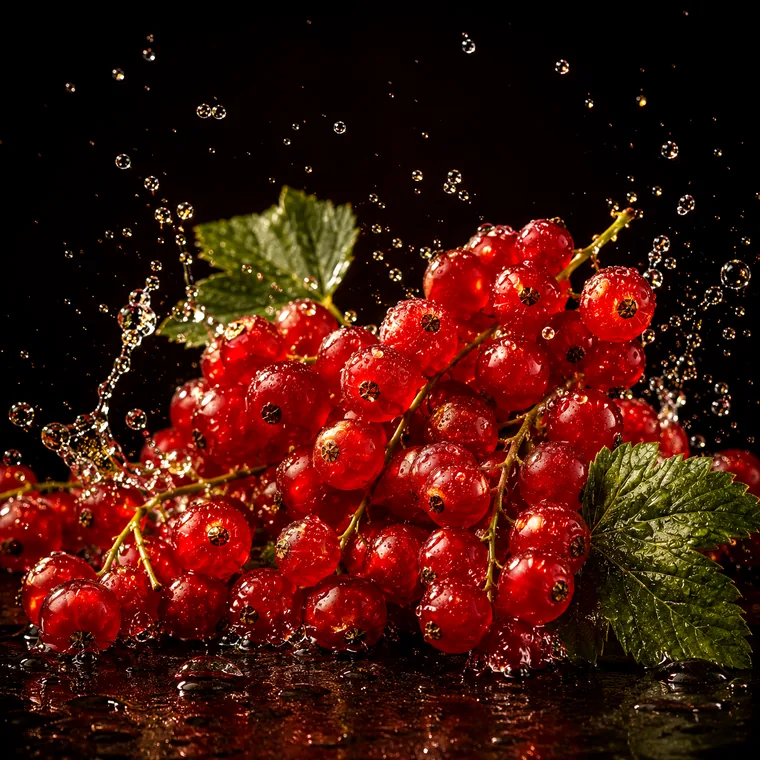 Vizuální ztvárnění příchutě Red Current: Červený rybíz
