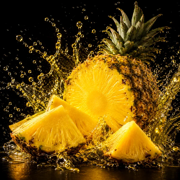 Vizuální ztvárnění příchutě Shocked Anna: Kyselý ananas