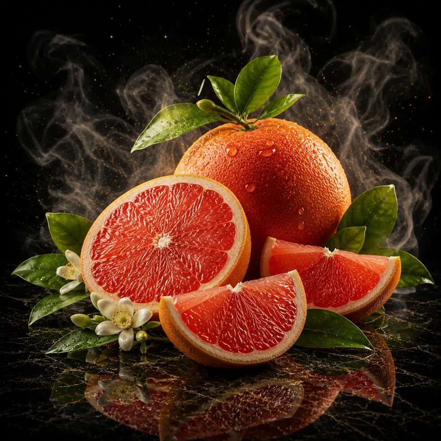 Stylizované ztvárnění příchutě Great Fuu: Grapefruit